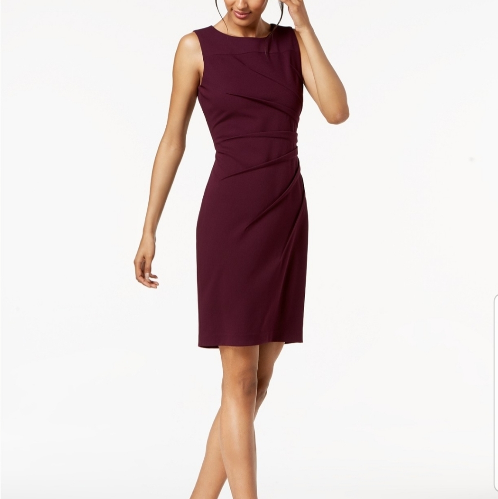 Calvin Klein Sunburst sheath dress
